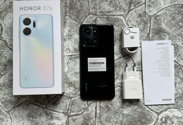 Electronics: Honor X7a, 128 GB, color - Black