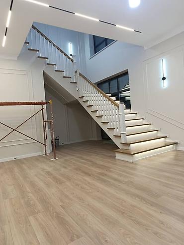 Обшивка лестниц: Лестница на заказ,,, Каражыгач, Жангак, Сосна, Фанера шпон. Баалар — 3