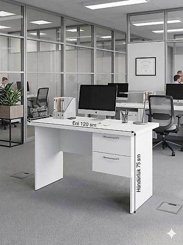 Ofis mebeli: Yeni, İşçi üçün, Dördbucaq masa — 2