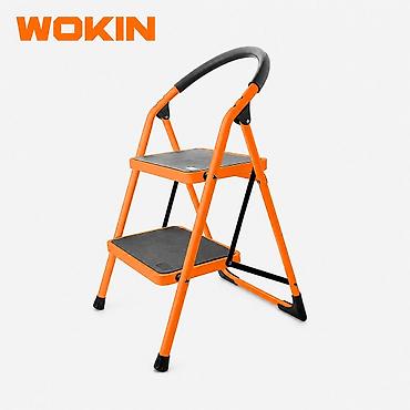№: 11161 Məhsulun adı: 2-bölməli nərdivan WOKIN W682002, polad, 88 sm