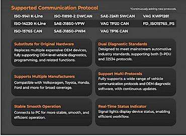vag com cena: Novo - Xhorse XDMVJPGL MVCI Pro + J2534 OBD2 Nova Verzija NOVO - — 6