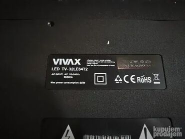 Aksesoari za TV i video: VIVAX smart led TV 32" 32LE74SM u delovima Main-Power board TP — 15