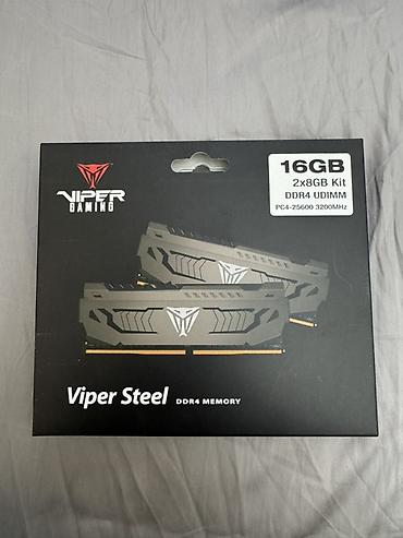 patriot viper: Оперативная память (RAM) для ПК, Б/у, Patriot, 16 ГБ, DDR4, 3200 МГц — 1