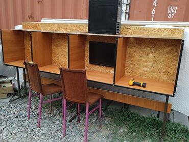 купить бу комп в Кыргызстан | Автозапчасти: Для клубов, для центров обучения. Столы со стульями, 2.6 метр в длину
