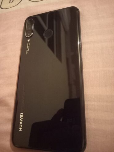 masalli telefon satisi: Huawei P30 Lite, 128 GB, rəng - Qara, Barmaq izi