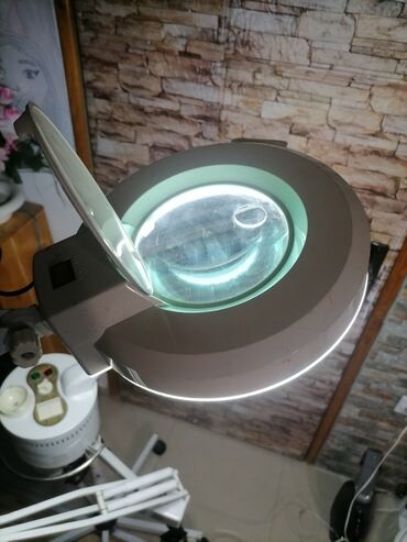 Ostali aparati za negu lica: Profesionalni kozmetički vaporizer sa lupo lampom na postolju sa — 5