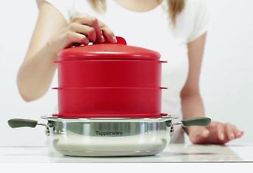 складная пароварка: Пароварка многоуровневая Tupperware — удобная система для бережного — 5