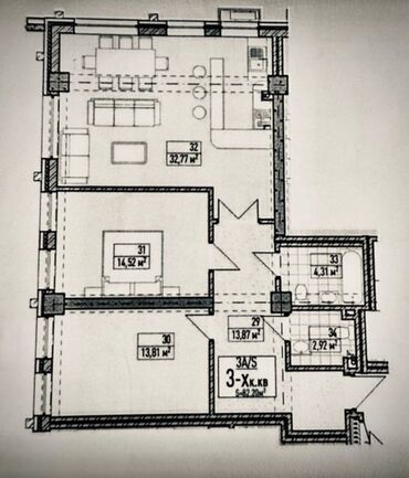 Продажа квартир: 3 комнаты, 82 м², Индивидуалка, 3 этаж — 9