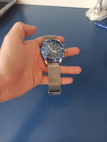 İşlənmiş, Qol saatı, Breitling, rəng - Mavi
