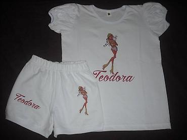 Kompleti: Deciji sorc i majca a moze da bude i kratka pidzama Vel 2-12 Cena 2200 — 8