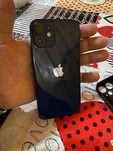 ikinci el iphone kredit: IPhone 12 mini, 64 GB, Blue Titanium, Zəmanət, Barmaq izi, Simsiz şarj