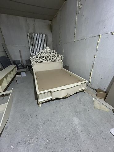 matras 160x200: Klassik üslubda, dekorativ oyma başlıqla dizayn edilmiş iki nəfərlik — 2