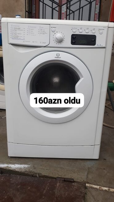 Paltaryuyan maşınlar: Paltaryuyan maşın Indesit, 5 kq, İşlənmiş, Avtomat, Ödənişli çatdırılma, Ünvandan götürmə