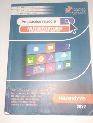 yazı maşını: Informatika bələdçisi. nəzərriyə və test toplusu. ikisi birlikdə 8azn