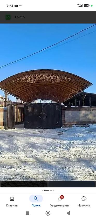Кованые и металлокаркасные навесы и ворота под ключ - Изготовление и