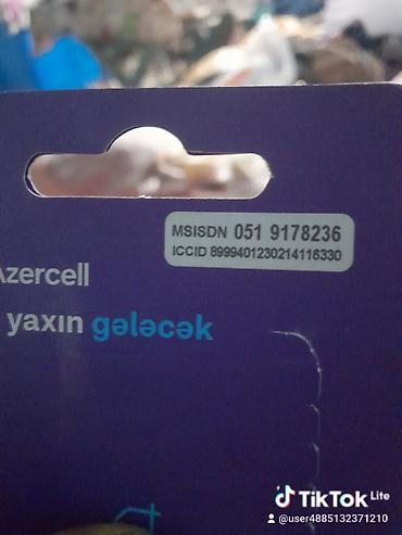 SİM-kartlar: Nömrə: ( 051 ) — 10