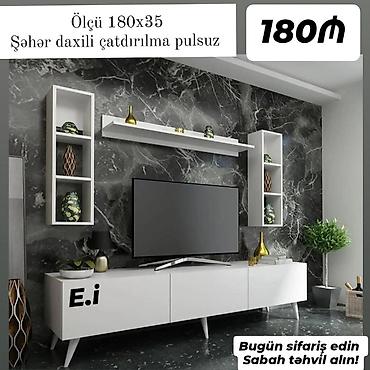 yeni qorka: TV stend Yep yeni 180 azn rəng seçimi var çatdırılma var endirimli — 1