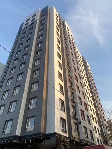 квартира берилет достук: 2 бөлмө, 55 кв. м, Элитка, 13 кабат, Евроремонт