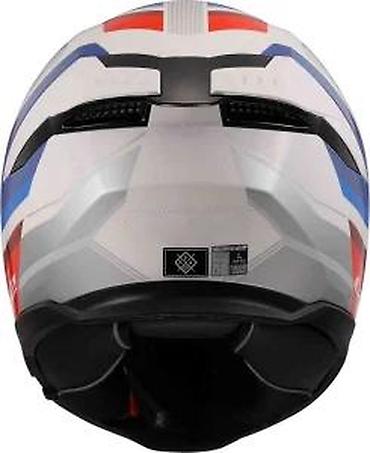 Oprema za bicikliste: LS2 Stream II integralna moto kaciga – bela sa sportskim — 15