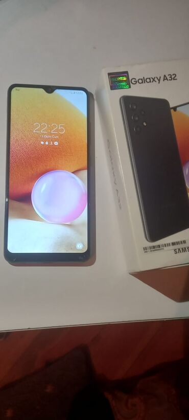 galaxy buds2: Samsung Galaxy A32, 64 GB, rəng - Qara