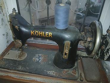 tikis masni: KÖHLER mexaniki tikiş maşını - Klassik, əllə işləyən tikiş maşını - — 1