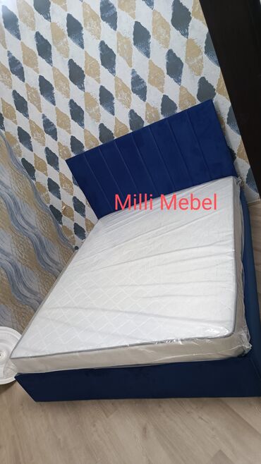 двухместная кровать: Двуспальная кровать, Платный матрас, Без выдвижных ящиков, Азербайджан