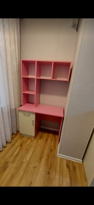 Uşaq masaları: Oğlan və qız üçün, Yeni, Siyirməli, Yazı masası, Stulsuz — 10