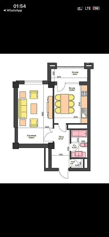 8: 2 комнаты, 50 м², Элитка, 8 этаж, Дизайнерский ремонт — 10