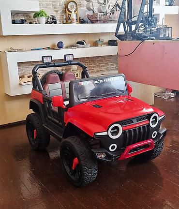 usaq masn: Uşaq üçün böyük elektrikli off-road tərzində 4x4 jeep satılır. Çox az — 3