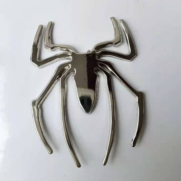 наклейки для машин: Автомобильная наклейка, металлический 3D логотип паука. аксессуары