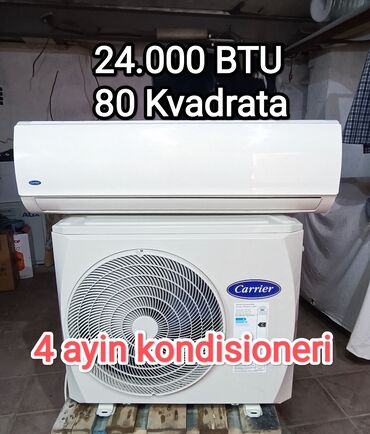 Kondisionerlər: Kondisioner Carrier, İşlənmiş, 70-80 kv. m, Split sistem, Kredit yoxdur, Ödənişli quraşdırma