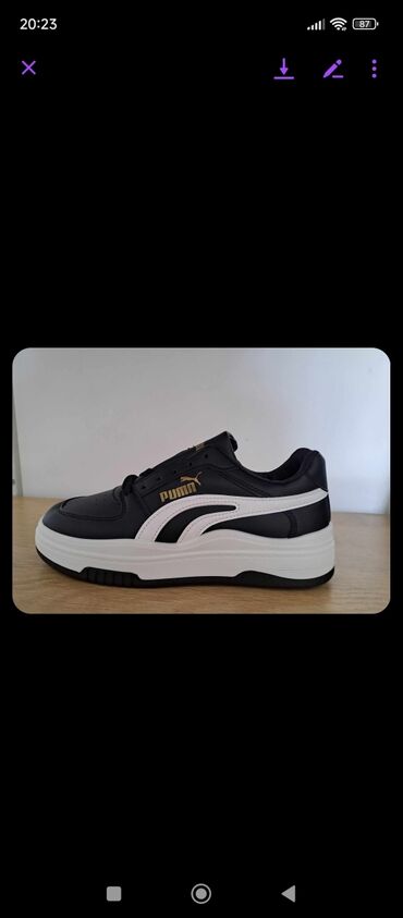 bele patike i odelo: Puma, 40, color - Black