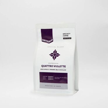 eşek südü: Cuatro violetas - 100% arabika qovurulma dərəcəsi - tünd şirinlik -