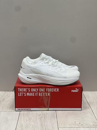 pull and: Мужские кроссовки, 42, 42.5, Puma, Новый, цвет - Белый, Самовывоз, Платная доставка — 1