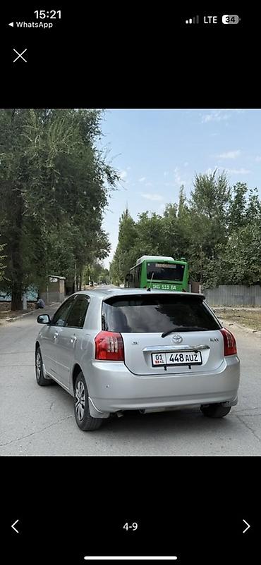 хетчбек: Toyota Allex: 2004 г., 1.8 л, Автомат, Бензин, Хэтчбэк — 5