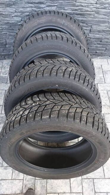 разноширокие: Шиналар 255 / 50 / R 19, Кыш, Колдонулган, Комплект, Жапония, Dunlop