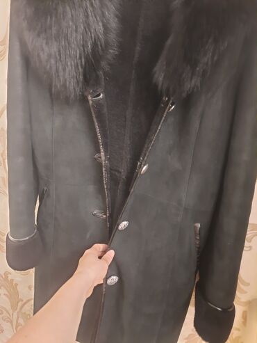 женское зимнее стеганое пальто: Пальто L (EU 40), цвет - Черный