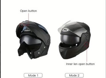 Moto dəbilqələr: Moto Dəbilqə Çənəsi açılan Mat qara 75azn Parlaq çənəsi açılan 95azn — 5