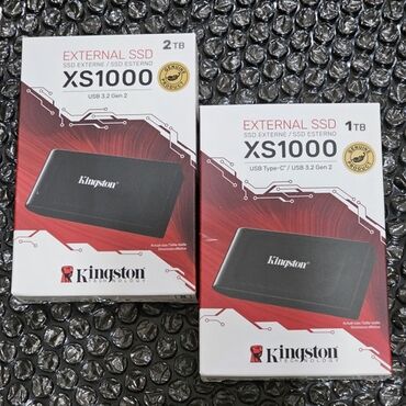 SSD diskləri: Xarici SSD disk Kingston, 1 TB, Yeni