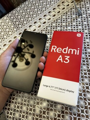установка кондиционера в баку: Redmi A3, 128 ГБ, цвет - Черный, Отпечаток пальца, Две SIM карты, Face ID