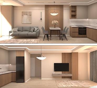 312: 2 комнаты, 42 м², Мадина Элитка, 5 этаж, Евроремонт — 2