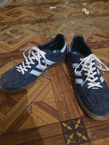бек абад: Мужские кроссовки, 40.5, Adidas, Б/у, цвет - Синий, Бесплатная доставка — 3
