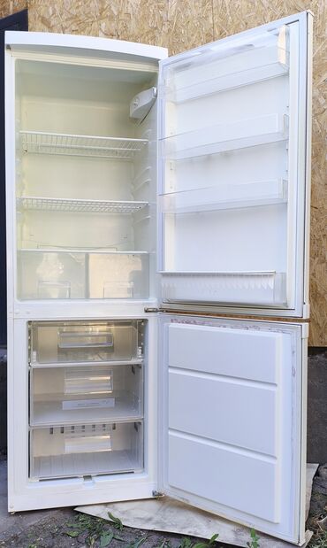 Холодильники: Холодильник Zanussi, Б/у, Двухкамерный, De frost (капельный), 60 * 175 * 57