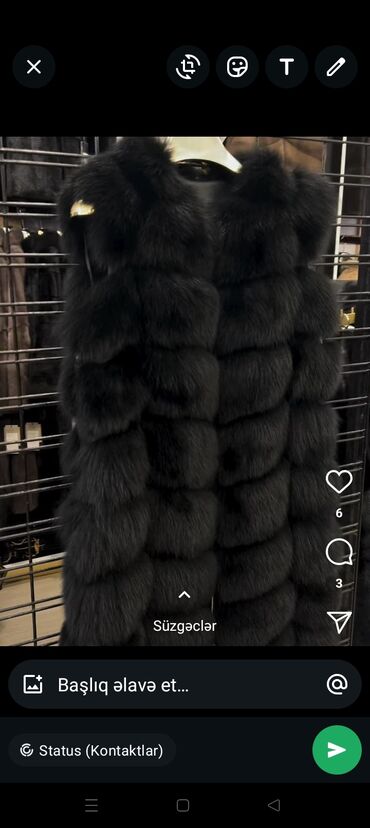 Kürklər: Biset. satilir. qeti geyilmeyib .cox baha alinib. 200 satilir — 4