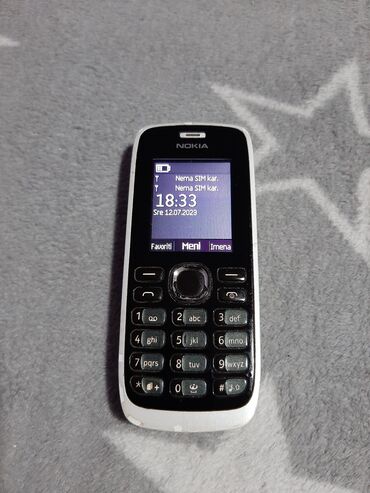 Nokia: Nokija 112 ispravan telefon radi na sve mreze,stanje se se vidi na na lalafo.rs — 5 Nokia: Nokija 112 ispravan telefon radi na sve mreze,stanje se se vidi na — 5