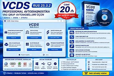 launch 501s: Vcds rus 25.3.2 proqram təminatı. Çatdırılma ani olaraq link vasitəsi — 2
