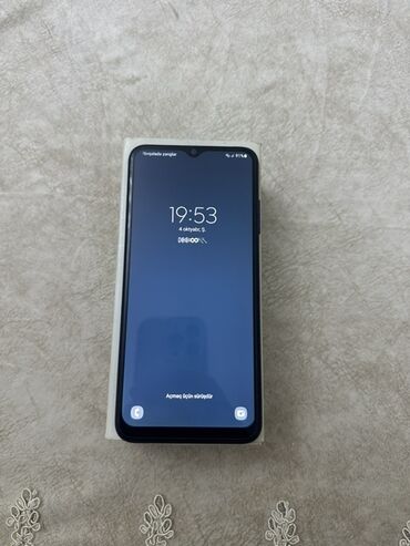 Samsung: Samsung Galaxy A03s, 64 GB, rəng - Göy, Barmaq izi