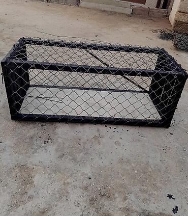 tülkü: Metal qəfəs/tor tələ - İstifadə sahəsi: heyvanların təhlükəsiz — 1