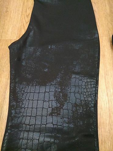 Брюки: Женские брюки (Корея) - Цвет: чёрный с благородным мерцающим принтом — 8