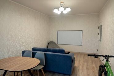 квартиры кок жаре: 1 комната, 45 м², 106 серия улучшенная, 9 этаж, Евроремонт